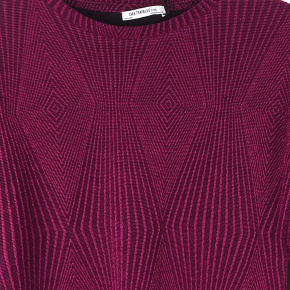 |Zara| Geometric Ribbed  Sweater - Picture 3 of 3